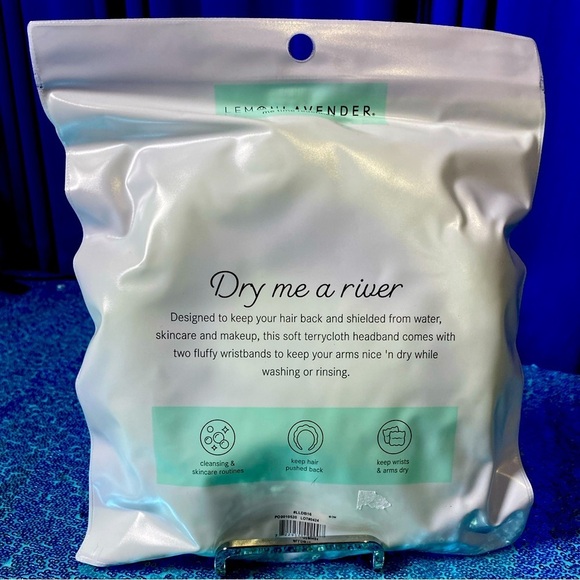 BEAUTY BUNDLE: Green Hot/Cold Mask, Headband, Wristbands, Shea Butter Cream, NIP - Picture 5 of 7